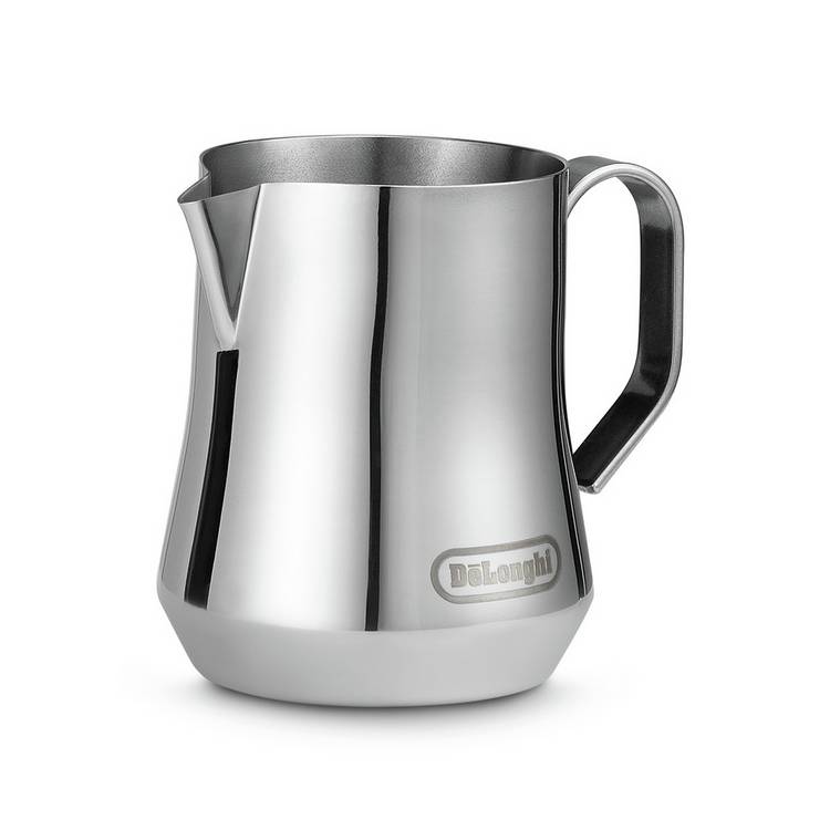 De'Longhi 350ml Milk Jug - Brushed Stainless Steel