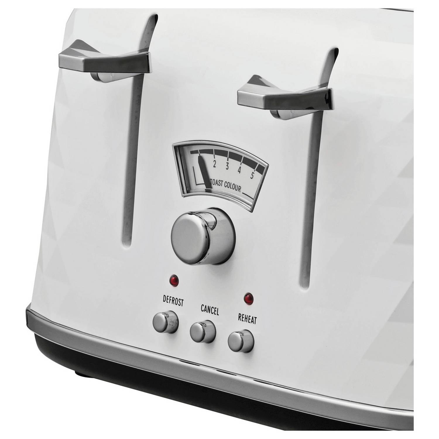 De'Longhi CTJ4003 Brillante 4 Slice Toaster - White