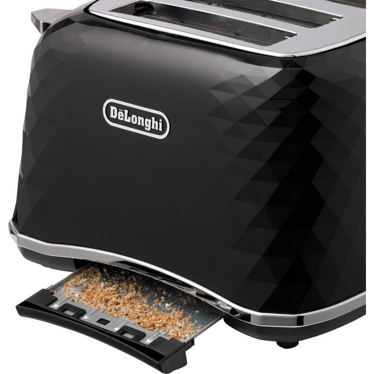 De'Longhi CTJ4003 Brillante 4 Slice Toaster - Black