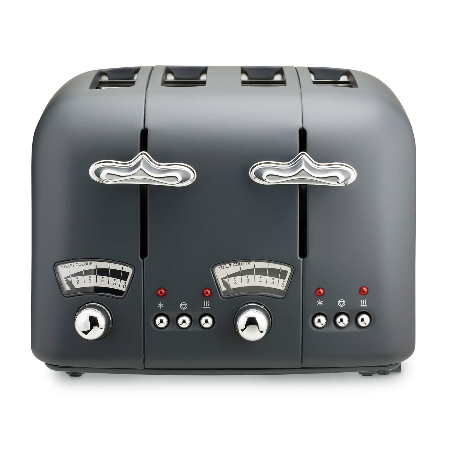 De'Longhi CT04.GY Argento Silva Toaster - Grey