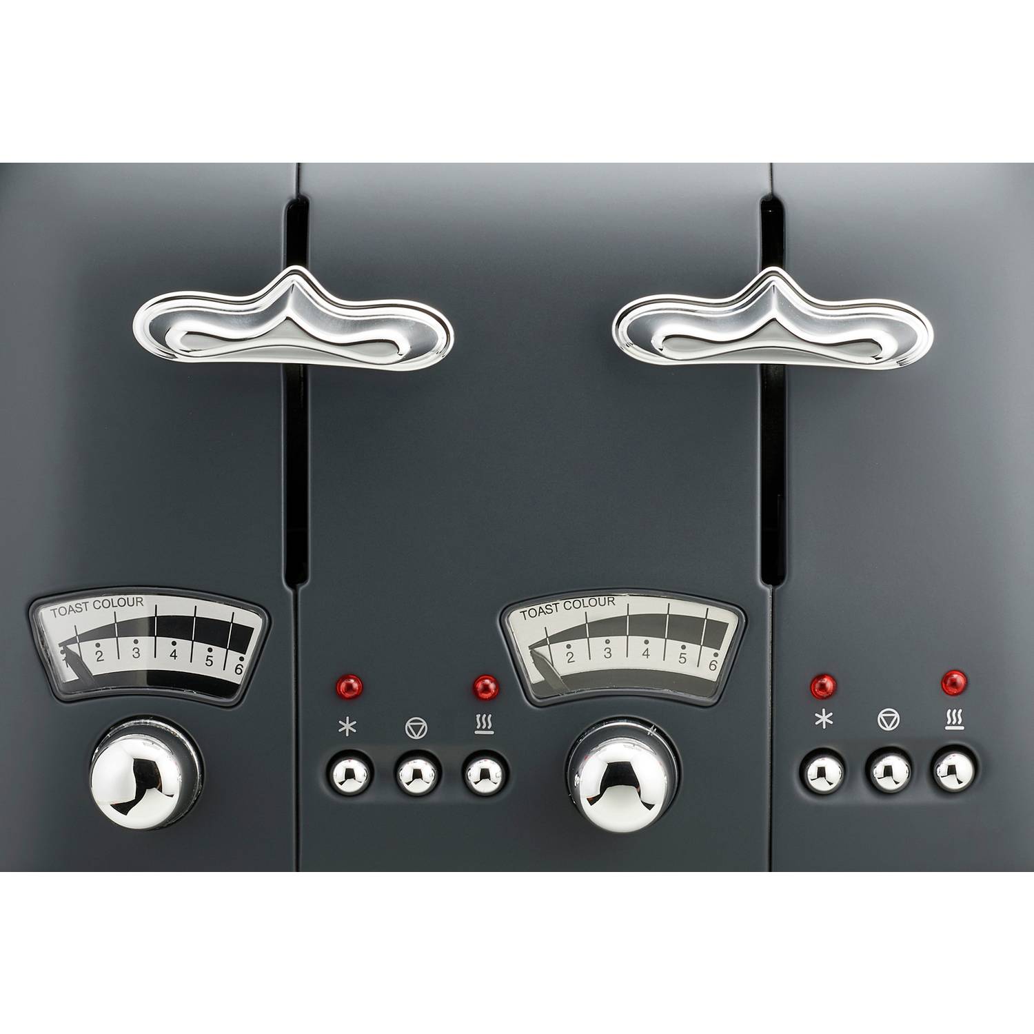 De'Longhi CT04.GY Argento Silva Toaster - Grey